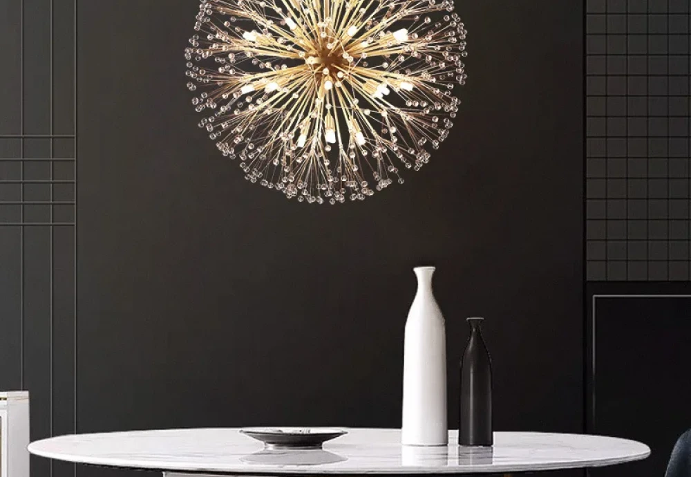 glass globe chandelier